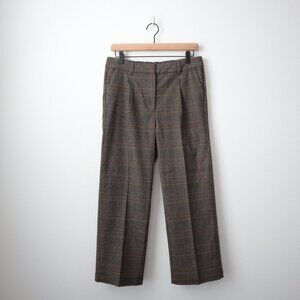 Old Navy Plaid Pleated Dark Academia Pant | MP